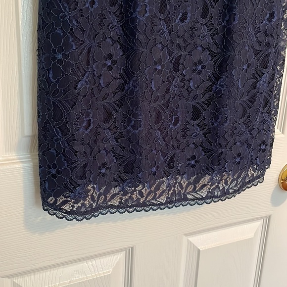 Navy Lace Dress - Picture 4 of 4